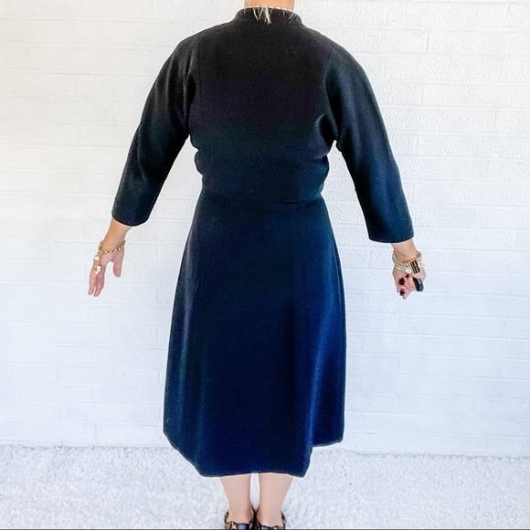 Talbots Black 3/4 Dress - 4. STUNNING! - Picture 4 of 10